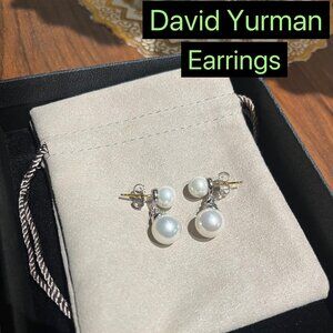 D̲a̲v̲i̲d̲ ̲Y̲u̲r̲m̲a̲n̲ Pearl Earrings